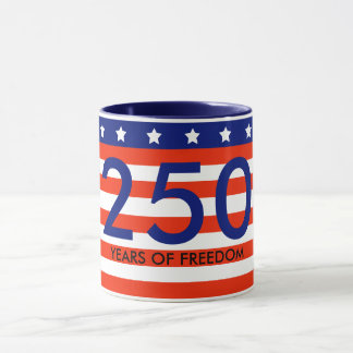Tasse à café pour le 250e anniversaire des États-U