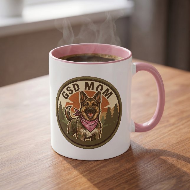 Tasse à café pour maman GSD | Cadeau pour maman de (Créateur téléchargé)