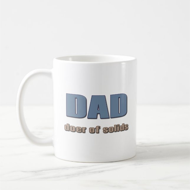 TASSE À CAFE POUR PAPA : Faiseur de Solides (Gauche)