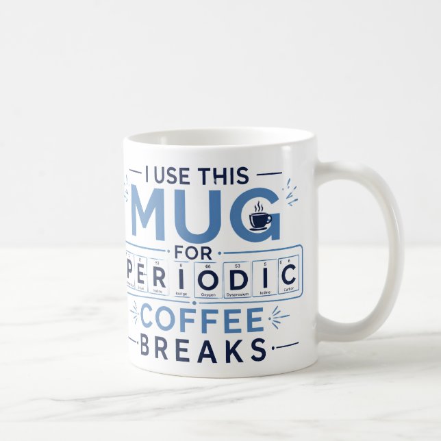 Tasse à café pour professeur de chimie – Pause caf (Droite)