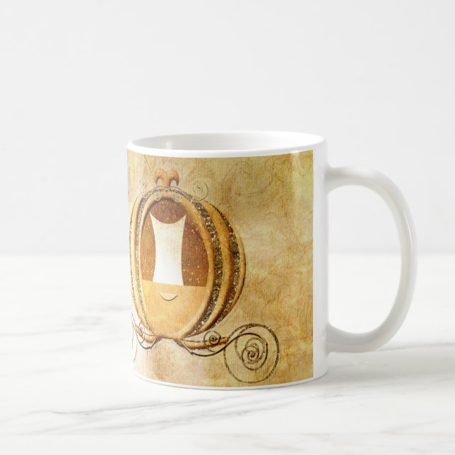 Tasse à café Princesse Carrosse Cendrillon Vintage (Droite)