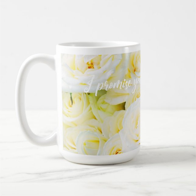 Tasse à café Promesse du jardin de roses (Gauche)