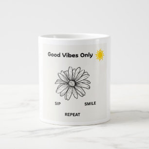 Tasse à café quotidienne d'inspiration mignonne   