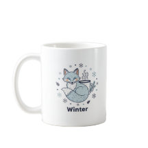 Tasse à café Renard d'hiver – Tasse en céramique d