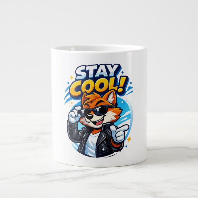 Tasse à café Renard Mignon – Céramique de design a (Devant)