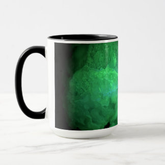 Tasse à café représentant un échantillon de roche,
