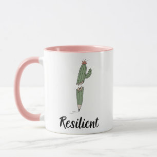 Tasse à café Résilient Cactus Cadeau Inspirant