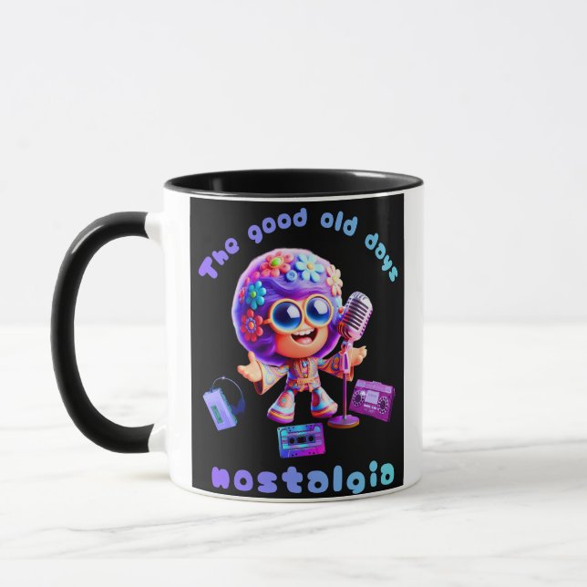 Tasse à café Rétro des années 80 (Gauche)
