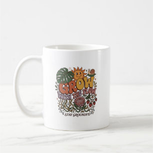 Tasse à café Retro Grow With The Flow Boho Botan