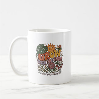 Tasse à café Retro Grow With The Flow | Boho Botan