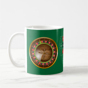 Tasse à café roulette européenne très amusante