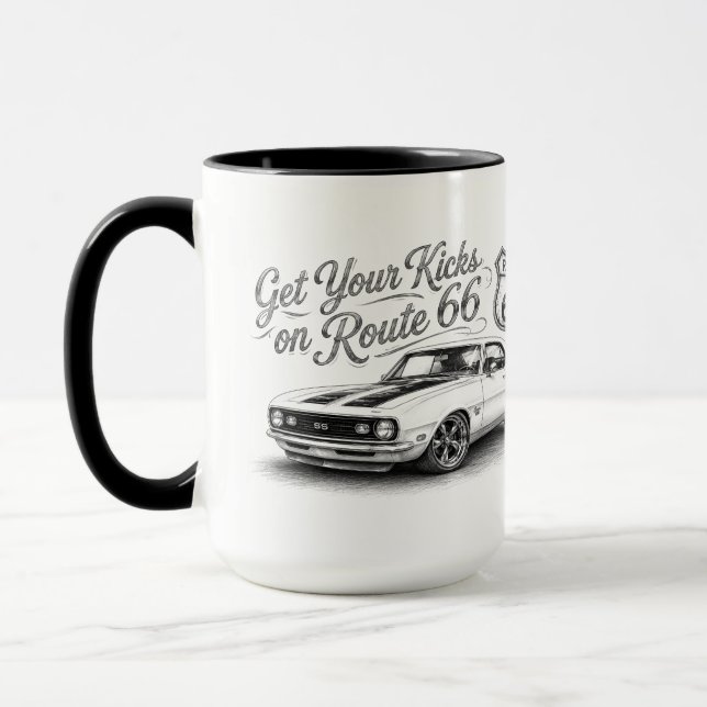 Tasse à café Route 66 (Gauche)