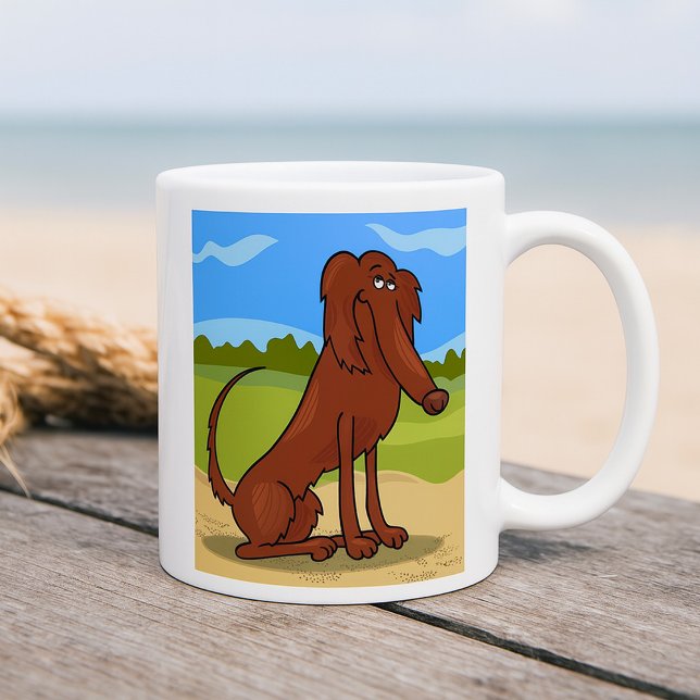Tasse à café Setter Irlandais de race pure (Créateur téléchargé)