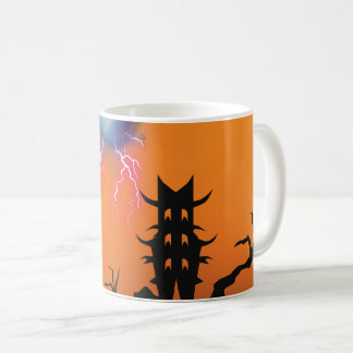 Tasse à café Silhouette du Château Effrayant - Est