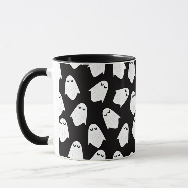 Tasse à café silhouette motif Ghosts (Gauche)