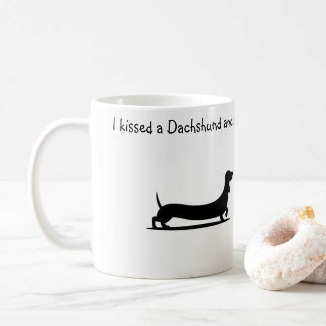 Tasse à café Silhouette Teckel  (Avec donut)