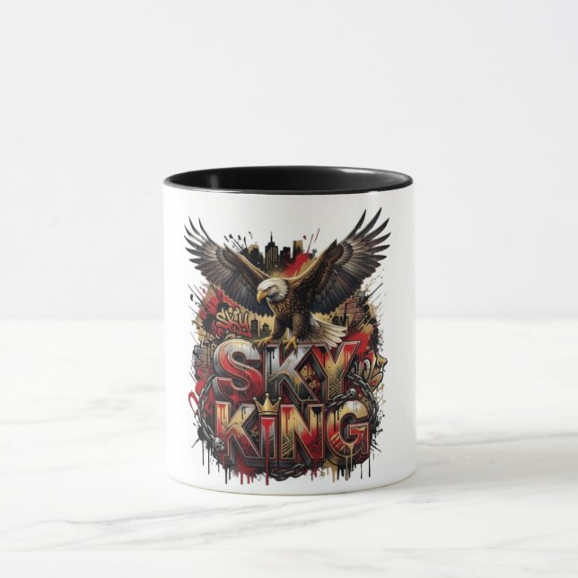 Tasse à café Sky King Eagle | Mu d'art faunique fé (Centre)