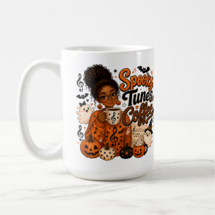 Tasse à café Spooky Tunes – Cadeau de musique d'Ha