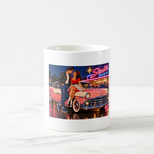 Tasse à café Starlite Drive-In Rétro Romance des a