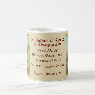 Tasse à café Ste Agnès de Rome (MH 01) 2a
