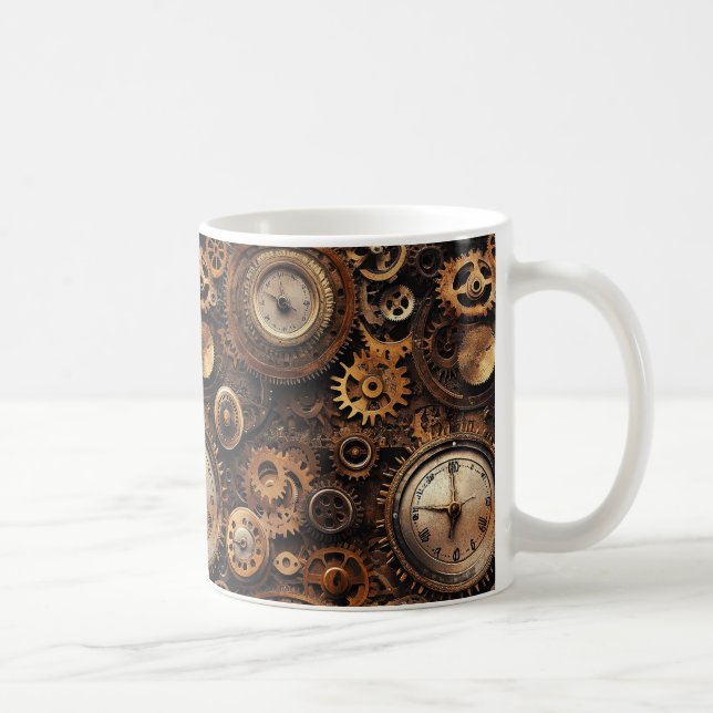 Tasse à café Steampunk vintage (Droite)