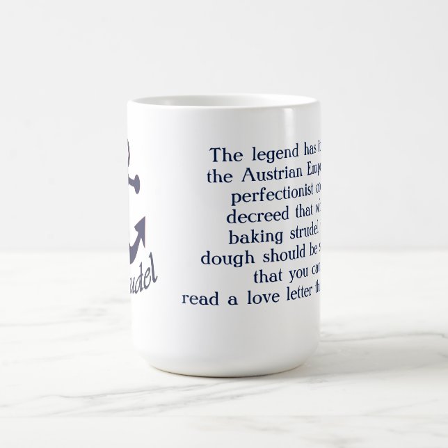 Tasse à café Strudel légendaire ! (Centre)