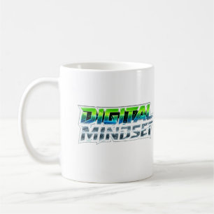 Tasse à café sur la technologie futuriste Mentalit