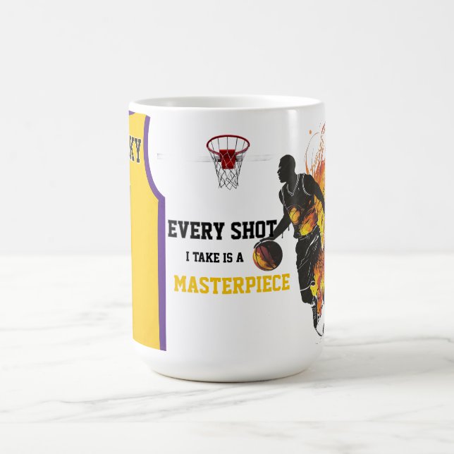 Tasse à café sur le thème du basketball  (Centre)