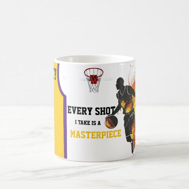 Tasse à café sur le thème du basketball  (Centre)