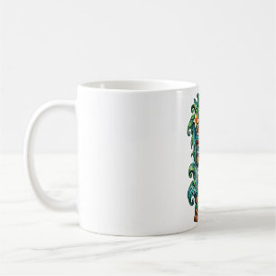 Tasse à café Teal Lotus Sentinel