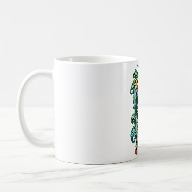 Tasse à café Teal Lotus Sentinel (Gauche)