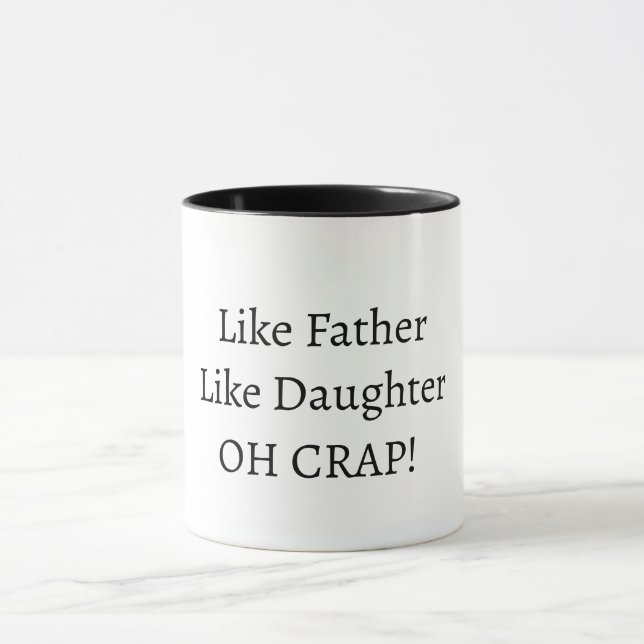 Tasse à café Tel Père/Telle Mère, Tel Fils/Telle F (Centre)