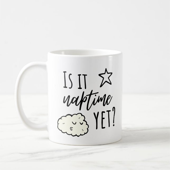 Tasse à café Texte stylisé et mouton noir (Gauche)