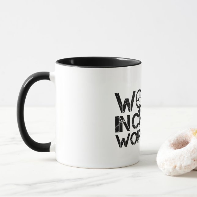 Tasse à café/thé Femmes aux commandes dans le mond (Avec donut)