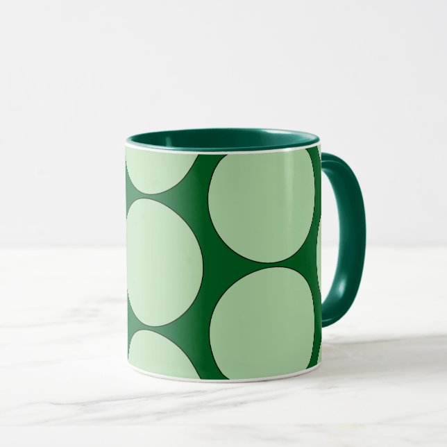 TASSE À CAFE "THÉ-MENTHE" POP-ART 330 ML (Devant droit)