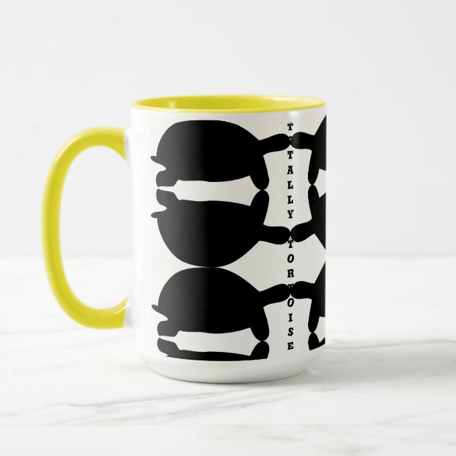 Tasse à café/thé Tortue Totalement Funky (Gauche)