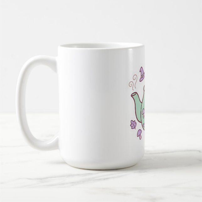 Tasse à café Théière Brûlage de Sorcière Pastel Ka (Gauche)