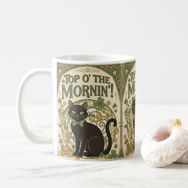 Tasse à café Top O' The Mornin' (Avec donut)