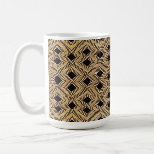 Tasse à café tribale africaine BaKuba (Gauche)