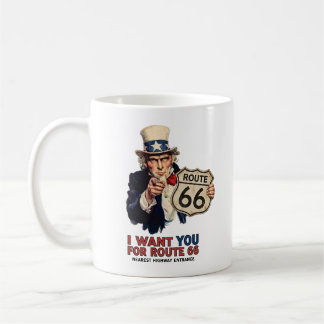 Tasse à café Uncle Sam Route 66