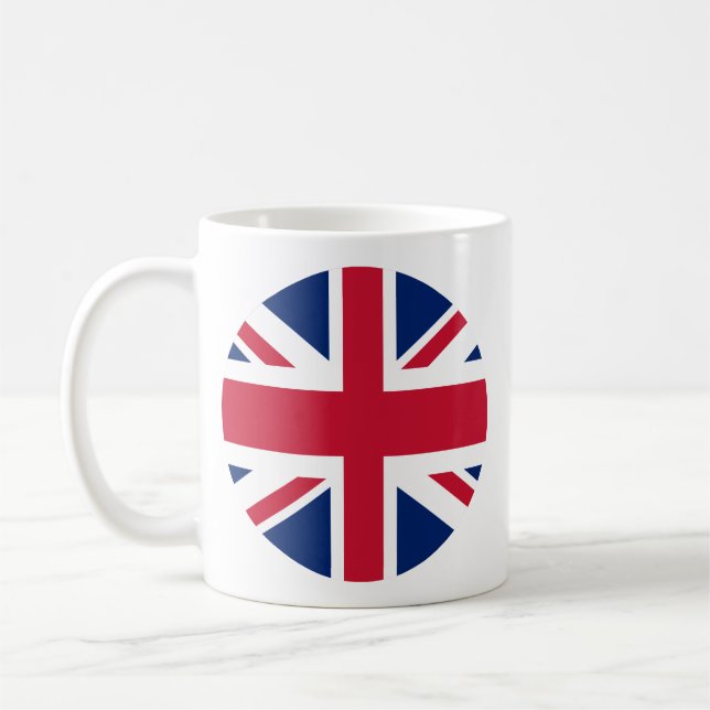 Tasse à café Union Jack circulaire (Gauche)