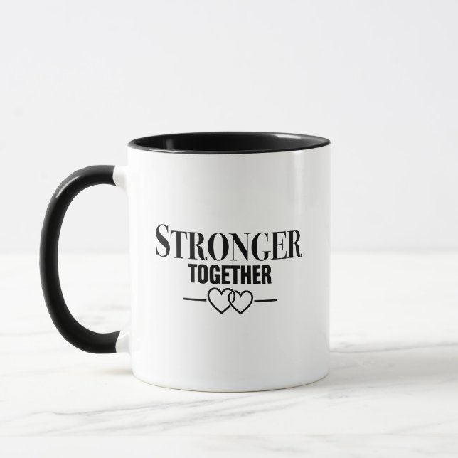 Tasse à café Unis plus forts (Gauche)