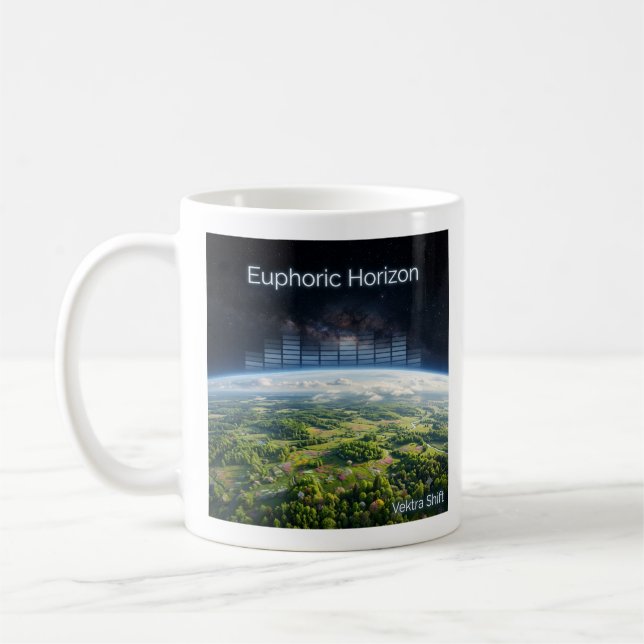 Tasse à café Vektra Shift - Horizon euphorique EDM (Gauche)