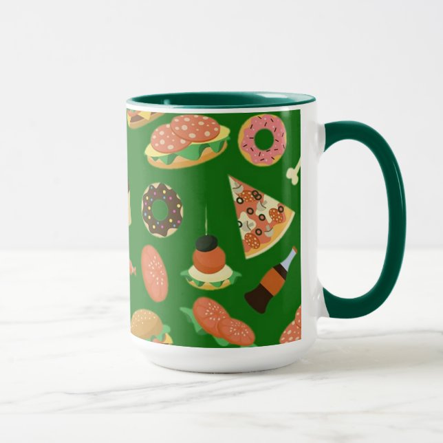 Tasse à café verte pour le goûter (Droite)