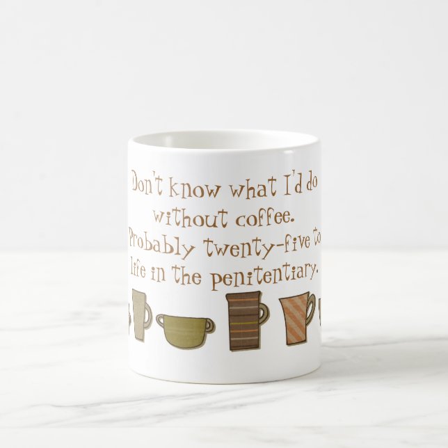 Tasse à café Vingt-cinq à perpète (Centre)