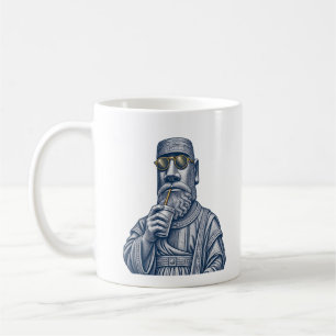 Tasse à café vintage Cool Stone Man