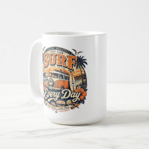 Tasse à café Vintage Surf Every Day