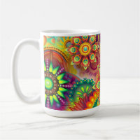 tasse à café vive et brillante