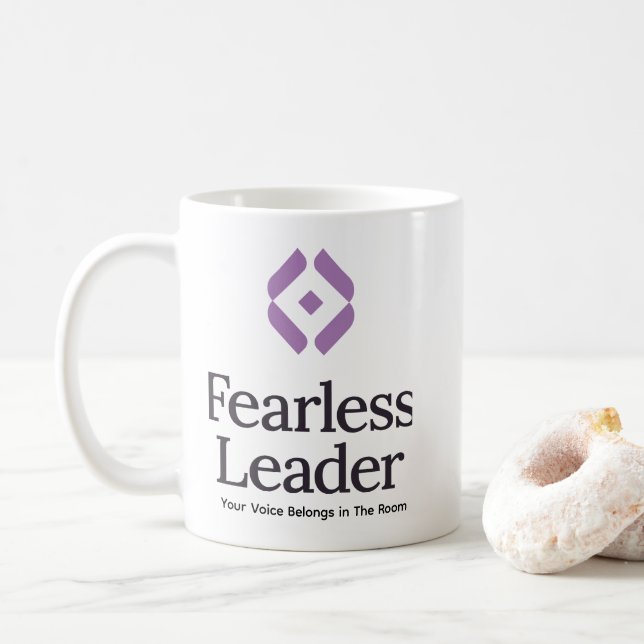 Tasse à café "Vivre libre et sans peur" (Avec donut)