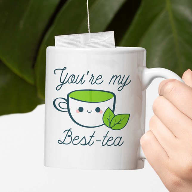 Tasse à café Vous êtes mon meilleur thé (Créateur téléchargé)